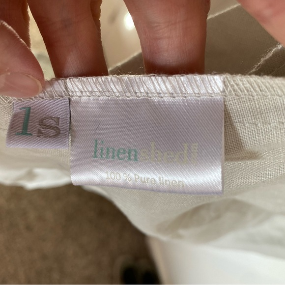 100% Linen wrap dress - Picture 3 of 4